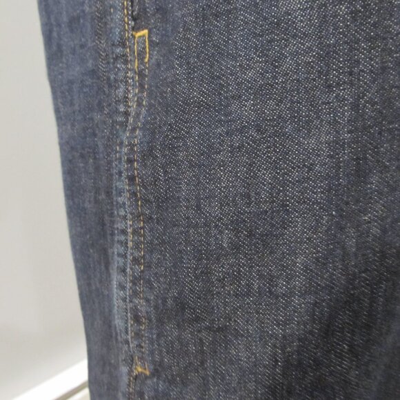 Ralph Lauren Denim Dress Size M Short Sleeve Collared V-Neck Casual Black Label - Picture 4 of 7